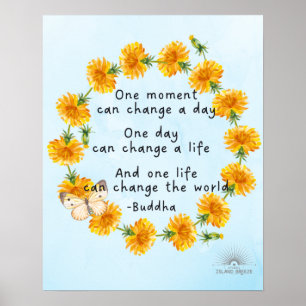 Affiche Bonne citation de Bouddha