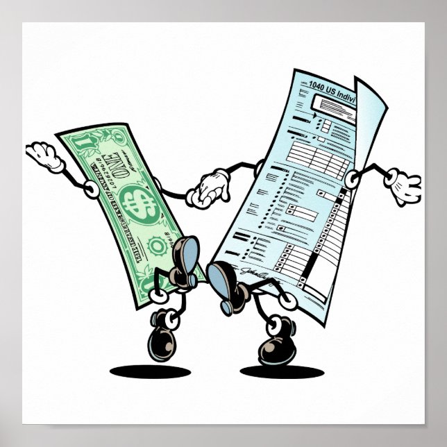 Affiche Bonne conception des remboursements d'impôt (Devant)