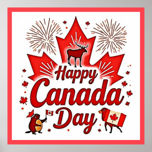 Affiche Bonne fête du Canada !