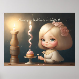 Affiche Bonne fille anniversaire 01