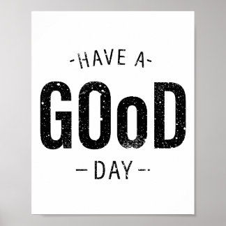 Affiche Bonne journée