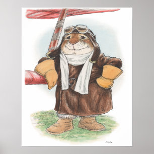 Affiche "Bonne journée, Ace" Pilote Rabbit Imprimer