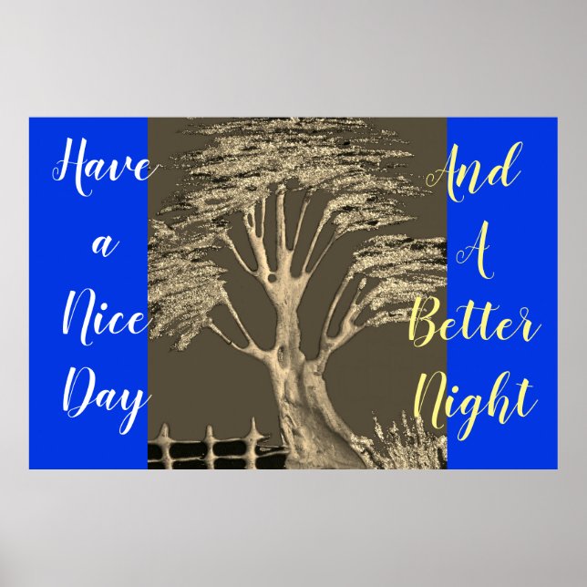 Affiche Bonne Journée et Meilleure Nuit (Devant)