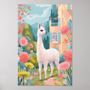 Affiche Bonne Llama