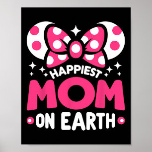 Affiche Bonne Maman sur Terre Fête des Mères Famille