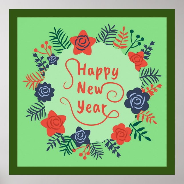 AFFICHE BONNE NOUVELLE ANNÉE (Devant)