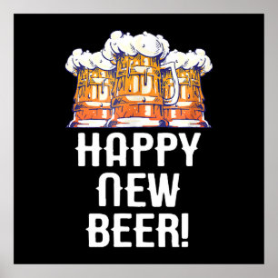 Affiche BONNE NOUVELLE BIÈRE ! Soirée de la Saint Sylvestr
