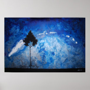 Affiche Bonne nuit Lune