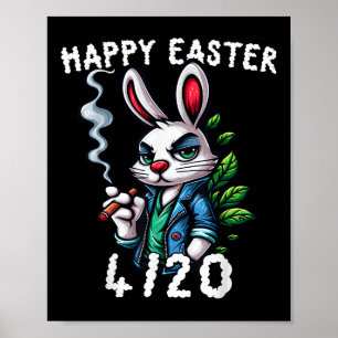 Affiche Bonne Pâques 4_20_2025 Drôle Bunny Womens W