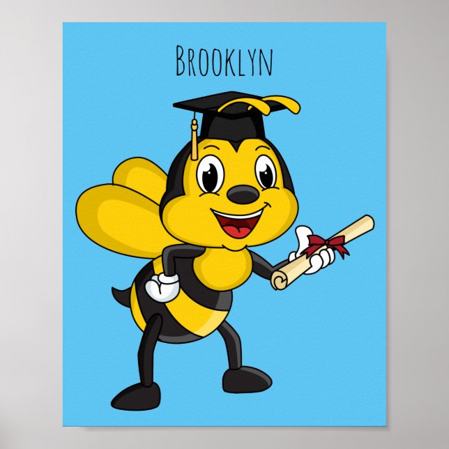 Affiche Bonne remise des diplômes des abeilles (Devant)