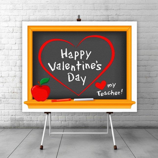 Affiche Bonne Saint Valentin ! (Happy Valentine’s Day! Poster
Say Happy Valentine’s Day to a special teacher. )