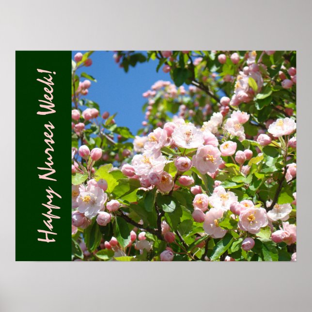 Affiche Bonne Semaine des infirmières! l'art imprime le Me (Devant)