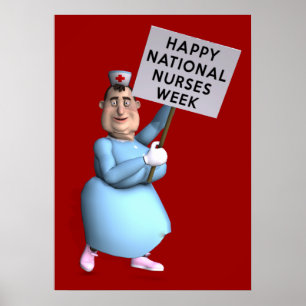 Affiche Bonne Semaine nationale des infirmières !