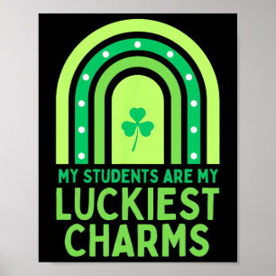 Affiche Bonne St Patrick's Day Enseignant School Saint Pat