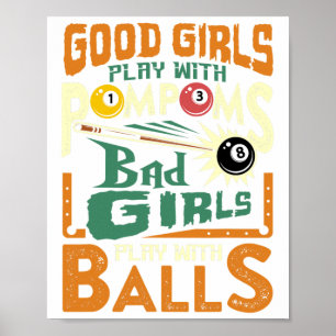Affiche Bonnes Filles Jouer Avec Les Pompoms D Filles Joue