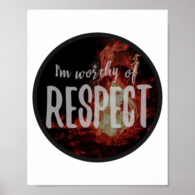 Affiche bonnes vitrines dire pour l'amour de soi, l'accept (Devant)