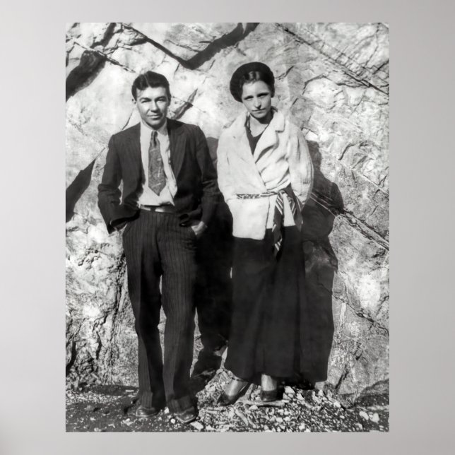 Affiche BONNIE & CLYDE - TEXAS OUTLAWS c. 1933 (Devant)