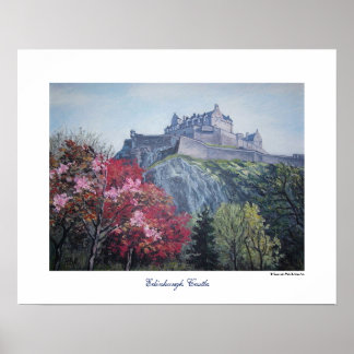 Affiche Bonnie Scotland Edimbourg Castle Scotland fine art