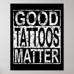 Affiche Bons tatouages traditionnel tatouage amusant Tatou