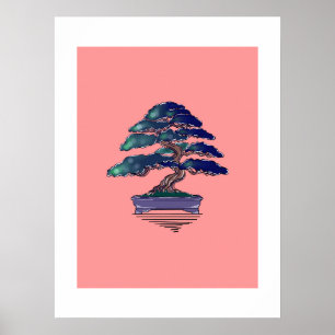 Affiche Bonsai Zen Minimal