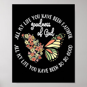 Affiche Bonté de Dieu Toute Ma Vie Vous Avez Été Fidèle