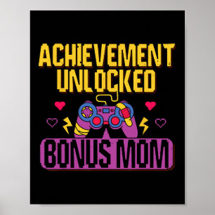 Affiche Bonus Maman Déverrouillé Jeu Vidéo StepMom Jeu