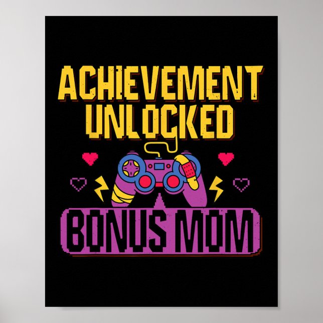 Affiche Bonus Maman Déverrouillé Jeu Vidéo StepMom Jeu (Devant)