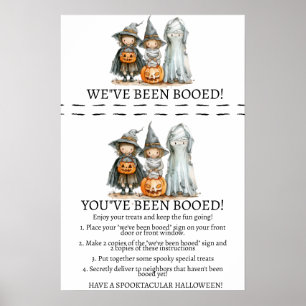 Affiche Boo Bash de quartier – Un jeu surprise d'Halloween