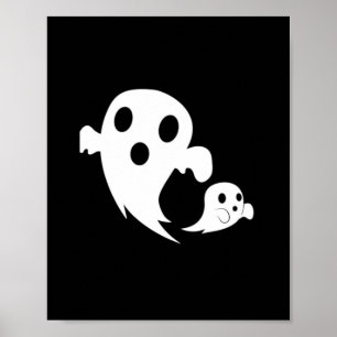 Affiche Boo blanc