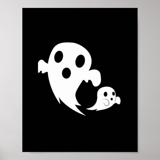 Affiche Boo blanc (Devant)