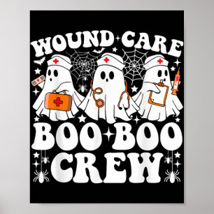 Affiche Boo Boo Boo Crew Nurse Funny Ghost Hallowee