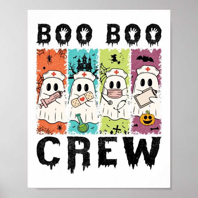 Affiche Boo Boo Crew Halloween Nurse (Devant)