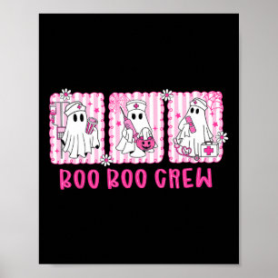 Affiche Boo Boo Crew Saison Éffrayante Happy Halloween drô