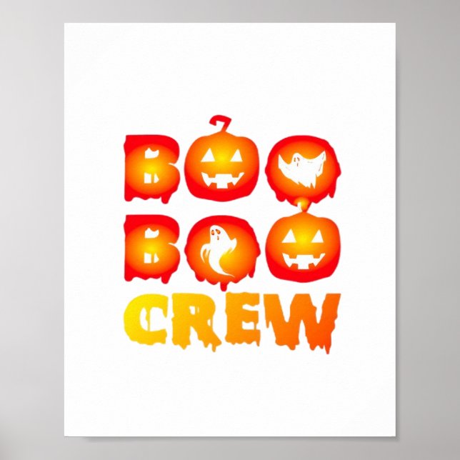 Affiche Boo Boo Crew T-Shirt surdimensionné (Devant)