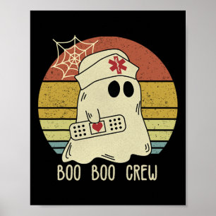 Affiche Boo Boo Infirmière D'Équipage Infirmière D'Hallowe