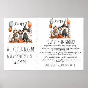 Affiche Boo Crew Surprise – Un jeu d'Halloween