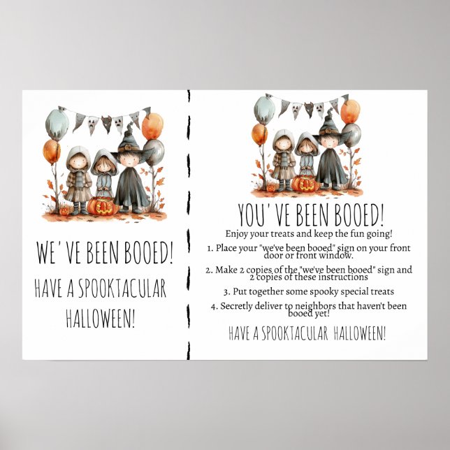 Affiche Boo Crew Surprise – Un jeu d'Halloween (Devant)
