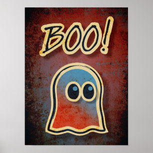 Affiche BOO Cute Ghost