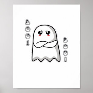 Affiche Boo De Désapprobation Classique Rétro