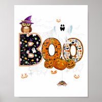 Boo Déplaisant Owl Citrouille Ghost Halloween Homm
