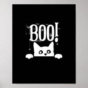 Affiche Boo ! Drôle Masquer Peekabo Effrayant Halloween