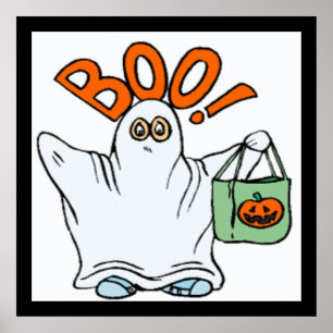 AFFICHE BOO ! FANTÔME