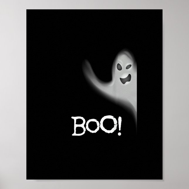 Affiche Boo Funny Cacher Peekabo Scandale Halloween (Devant)