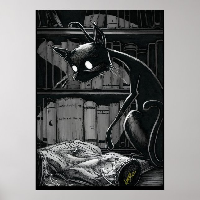Affiche Boo Kitty lit l'affiche des dunes (Devant)