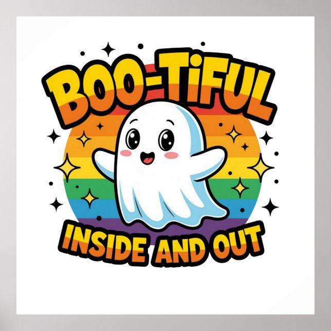 Affiche Boo-Tiful À L'Intérieur Et L'Extérieur (Devant)