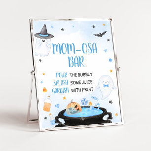 Affiche Boo y Halloween Baby shower Maman Osa Bar