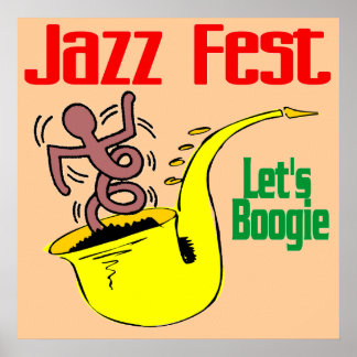 Affiche Boogie au Jazz Fest