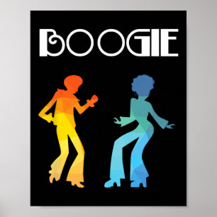 Affiche Boogie Dance Musique Amour Funk Soul Grooves Tee
