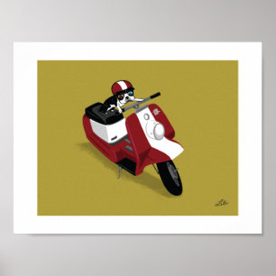 Affiche Boogie sur Harley