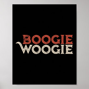 Affiche Boogie Woogie Dancing Party Pour Les Danseurs